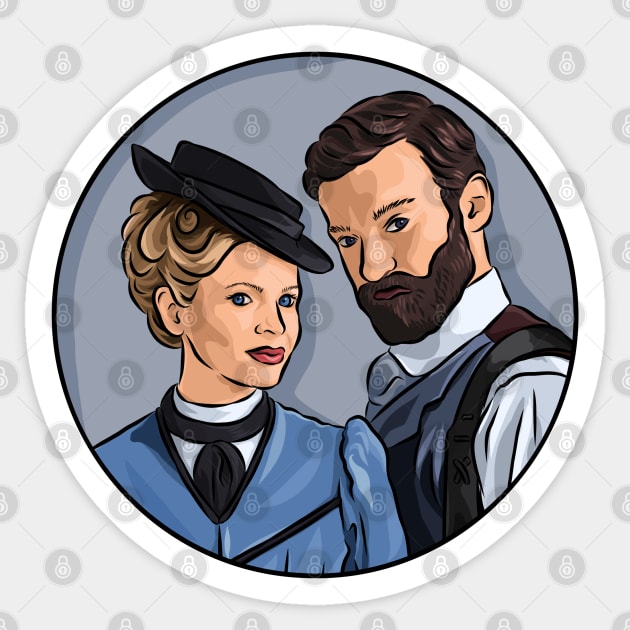 Miss Scarlet and the Duke Sticker by acrazyobsession